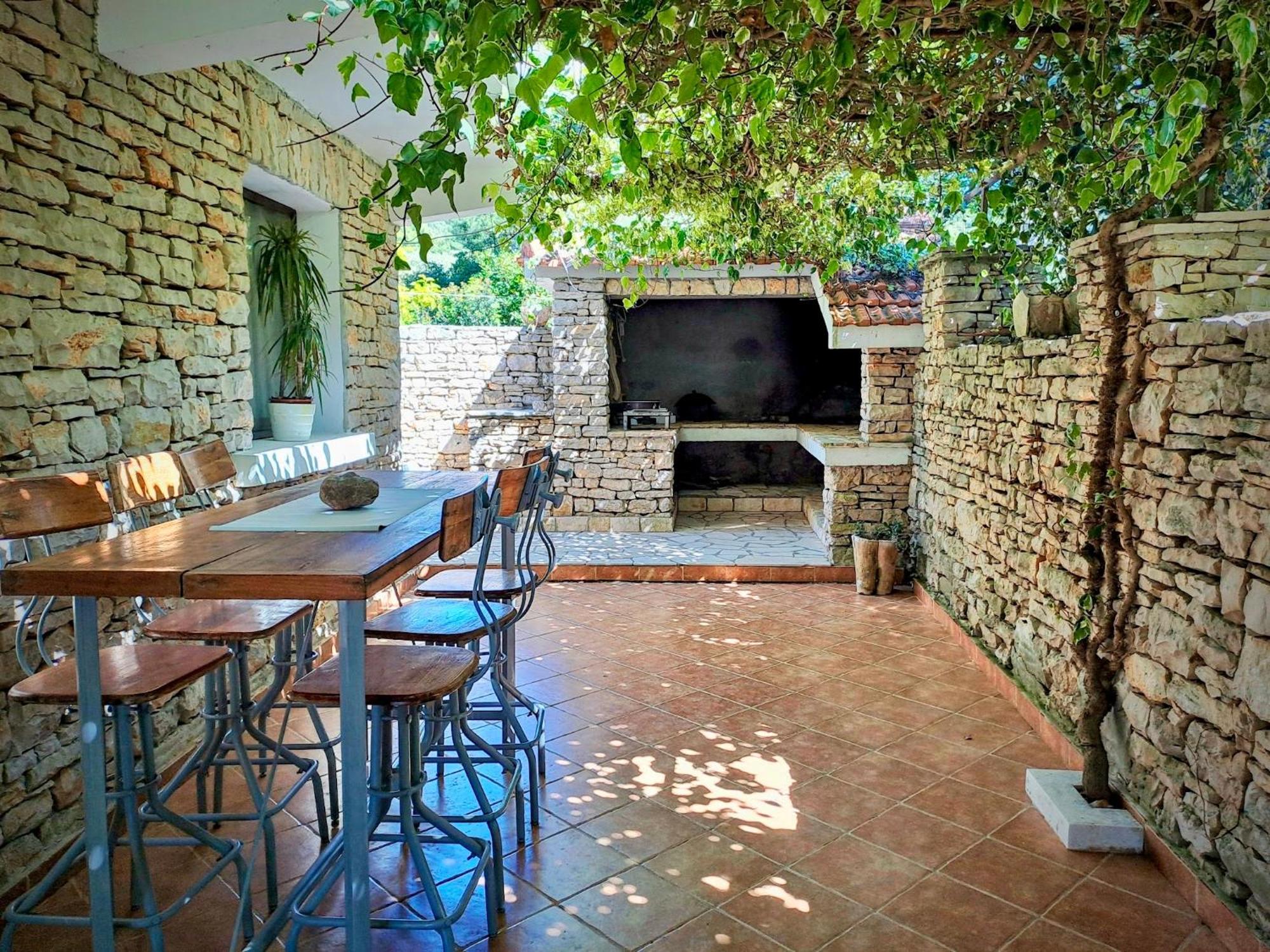 Villa Stone House Poplat Вела-Лука Экстерьер фото